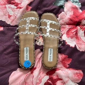 Steve Madden jeweled sandals